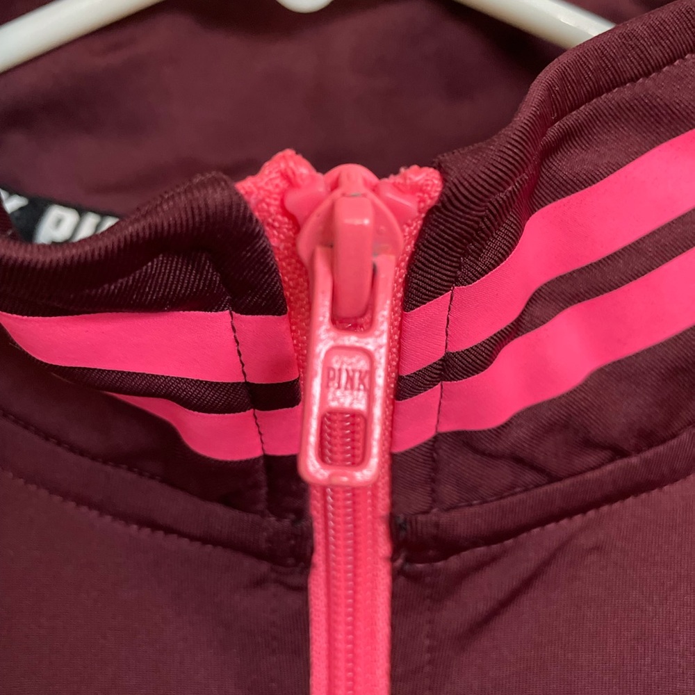 PINK Victoria Secret Zip Athletic Top - Size S - Picture 6 of 14
